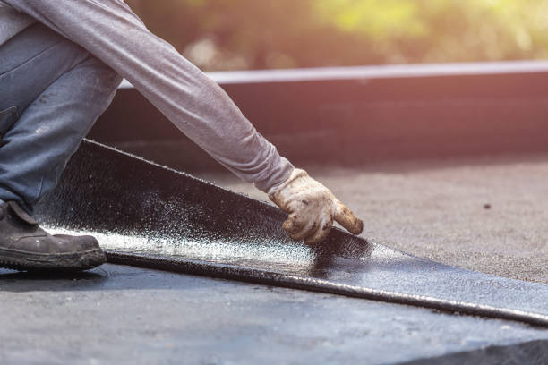 Professional Waterproofing technician working in Ringwood, NJ